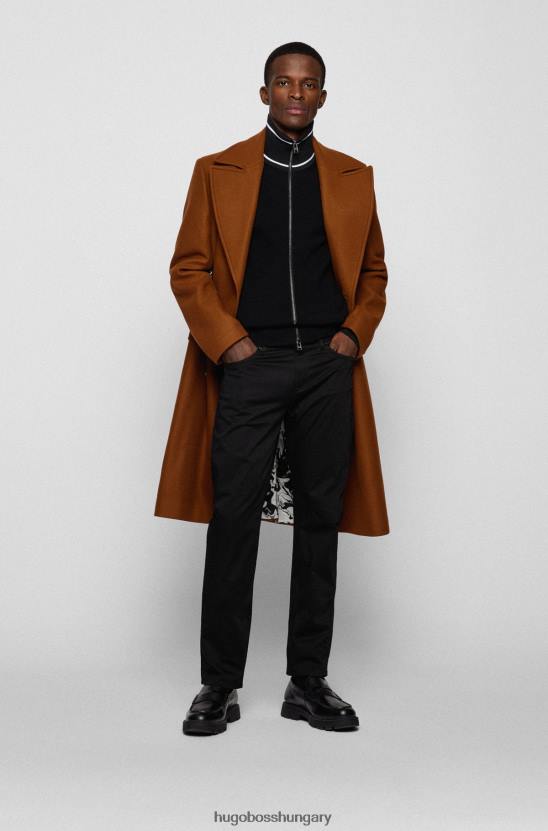 Hugo Boss fekete, vékony szabású farmer kényelmesen sztreccs hugo-ból 80P64022 fekete