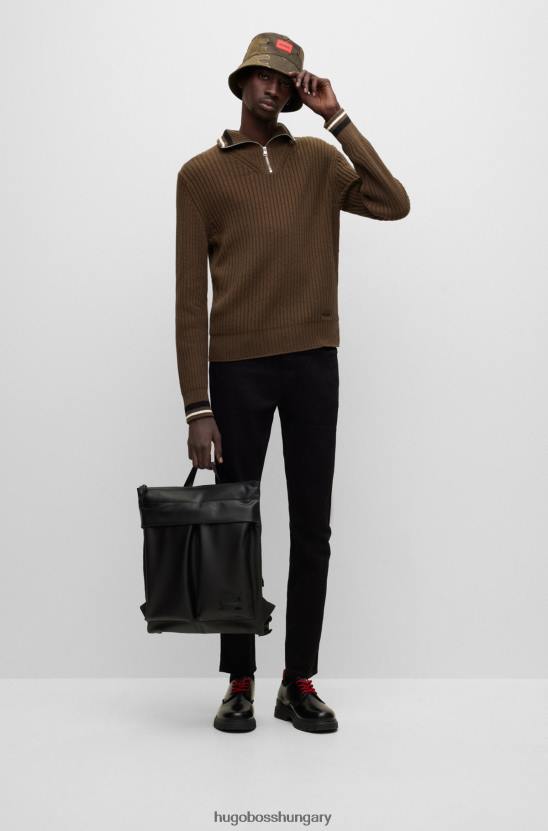 Hugo Boss hugo fekete, extra vékony szabású farmer kényelmes, rugalmas farmerből 80P62373 fekete