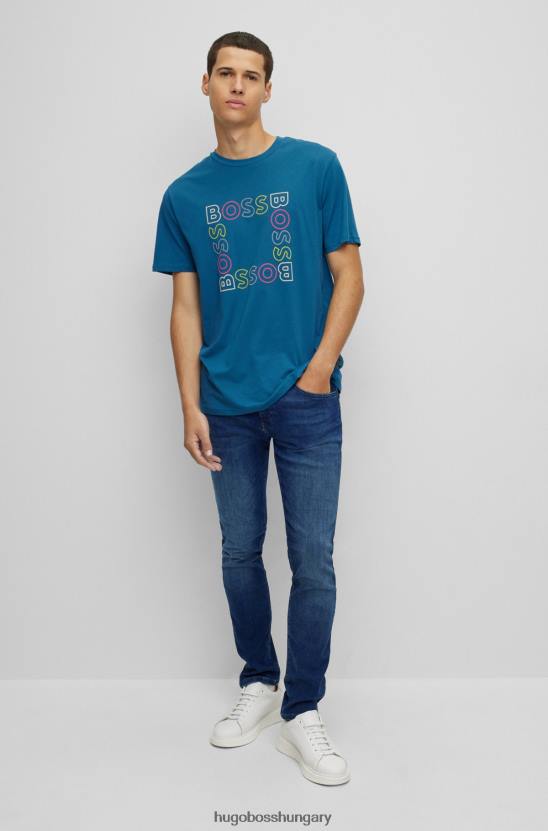 Hugo Boss hugo skinny-fit farmer kék szupersztreccs farmerkék színben 80P61116 kék