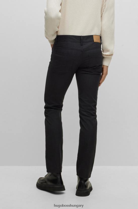 Hugo Boss hugo slim-fit farmer melange stretch farmerfeketében 80P62551 fekete