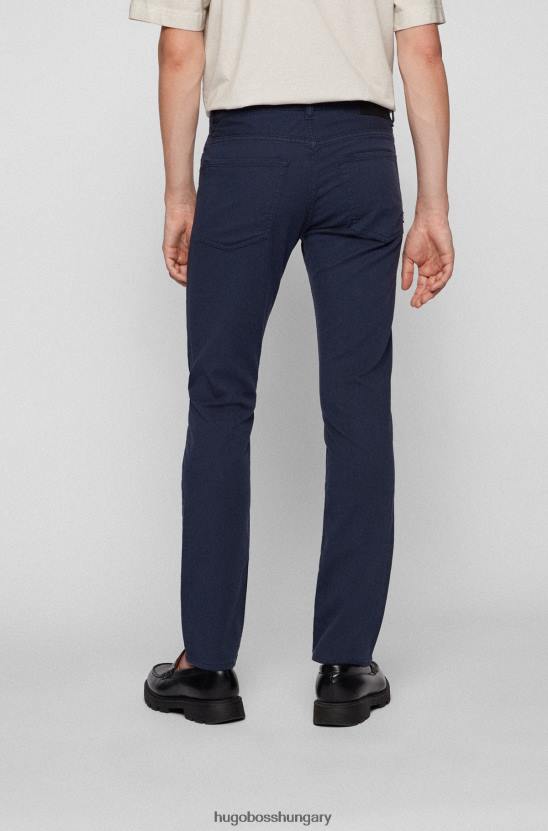 Hugo Boss hugo slim-fit farmer mikro-strukturált sztreccs farmerfeketében 80P62277 fekete