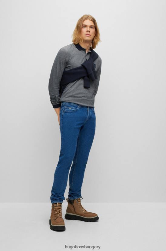 Hugo Boss karcsúsított farmer kék komfort-sztreccs farmerkék hugo színben 80P62810 kék
