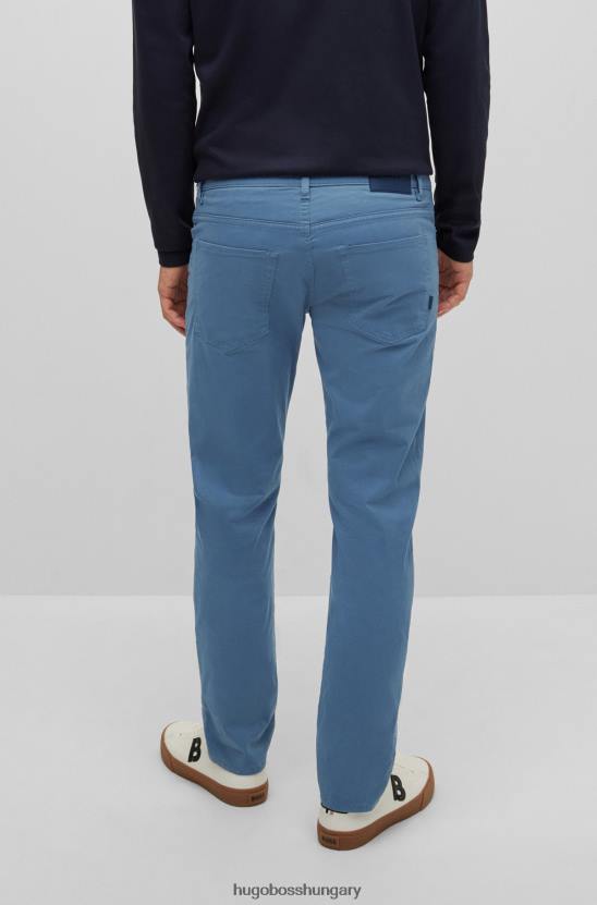 Hugo Boss karcsúsított farmer szálcsiszolt sztreccs farmer hugo kék színben 80P61511 kék