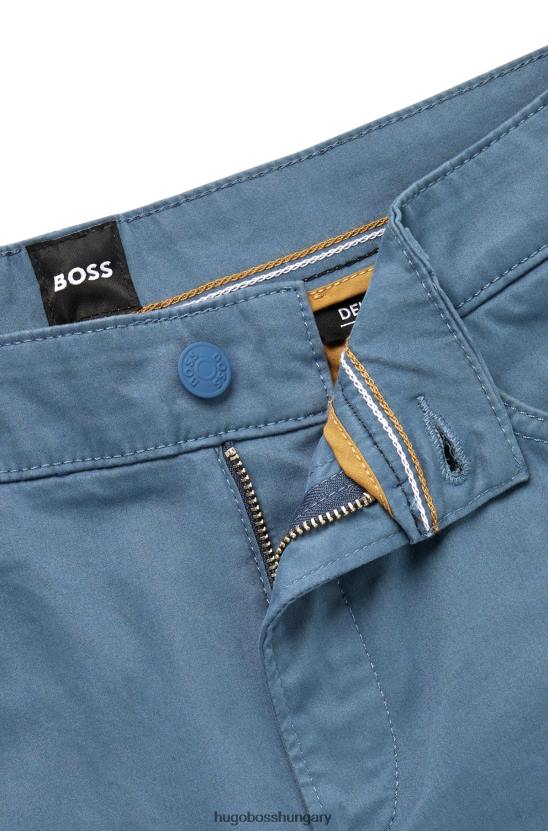 Hugo Boss karcsúsított farmer szálcsiszolt sztreccs farmer hugo kék színben 80P61511 kék