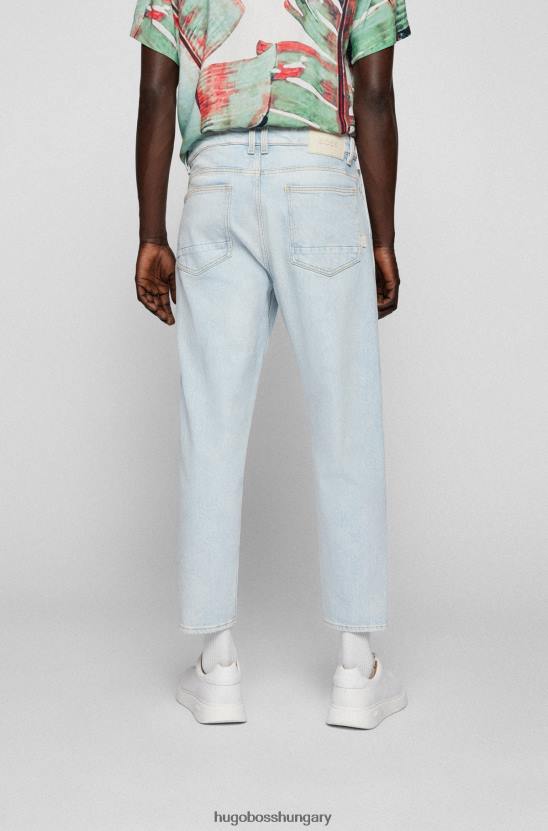 Hugo Boss világoskék hugo szűkülő szabású farmer kék komfort-sztreccs olasz farmerből 80P63240 világoskék