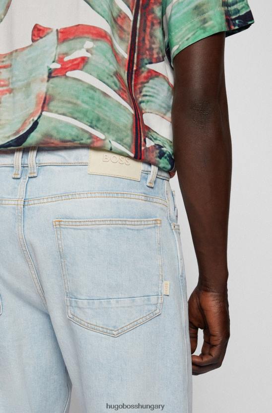 Hugo Boss világoskék hugo szűkülő szabású farmer kék komfort-sztreccs olasz farmerből 80P63240 világoskék