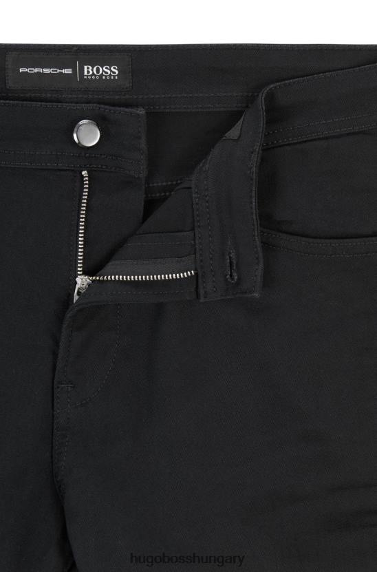 Hugo Boss x porsche jean tappered 50449721 fekete 80P6305 fekete