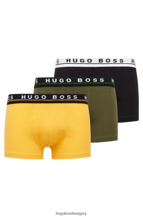 Hugo Boss három csomag sztreccspamut ládák logós derékpánttal hugo 80P61129 mintás