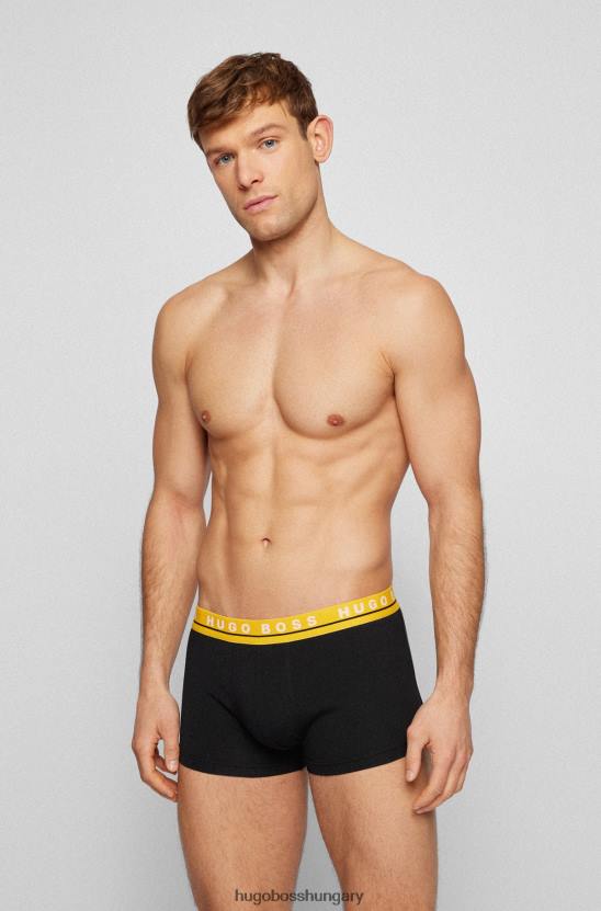 Hugo Boss hugo három csomag sztreccs pamut ládák logóval mintázott derékpántokkal 80P61128 mintás