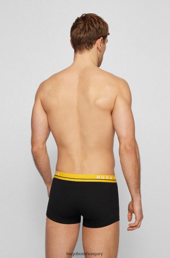 Hugo Boss hugo három csomag sztreccs pamut ládák logóval mintázott derékpántokkal 80P61128 mintás