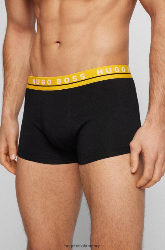 Hugo Boss hugo három csomag sztreccs pamut ládák logóval mintázott derékpántokkal 80P61128 mintás