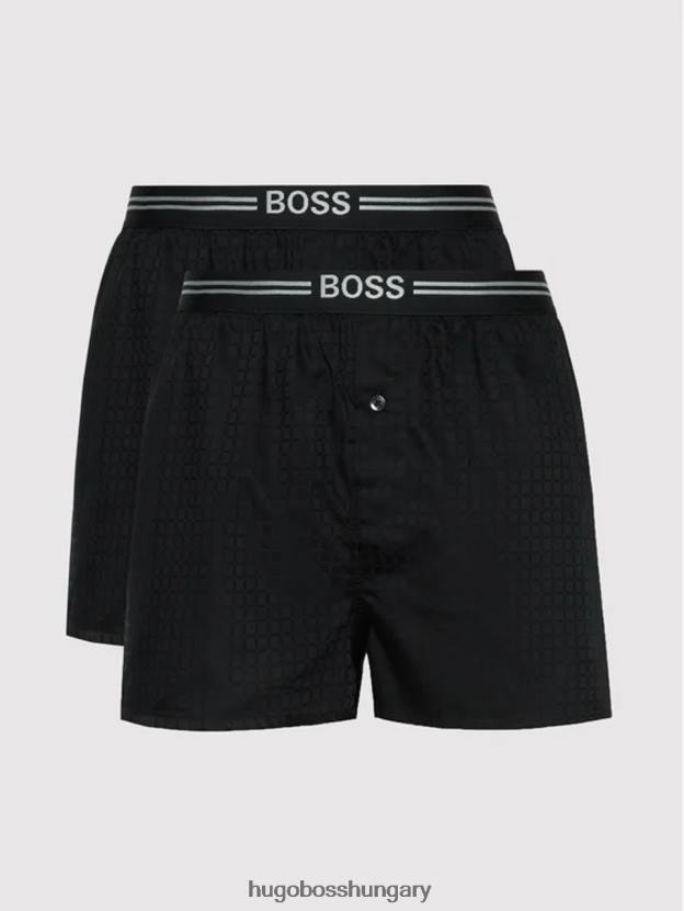 Hugo Boss 2p boxer 50454605 fekete 80P620 fekete