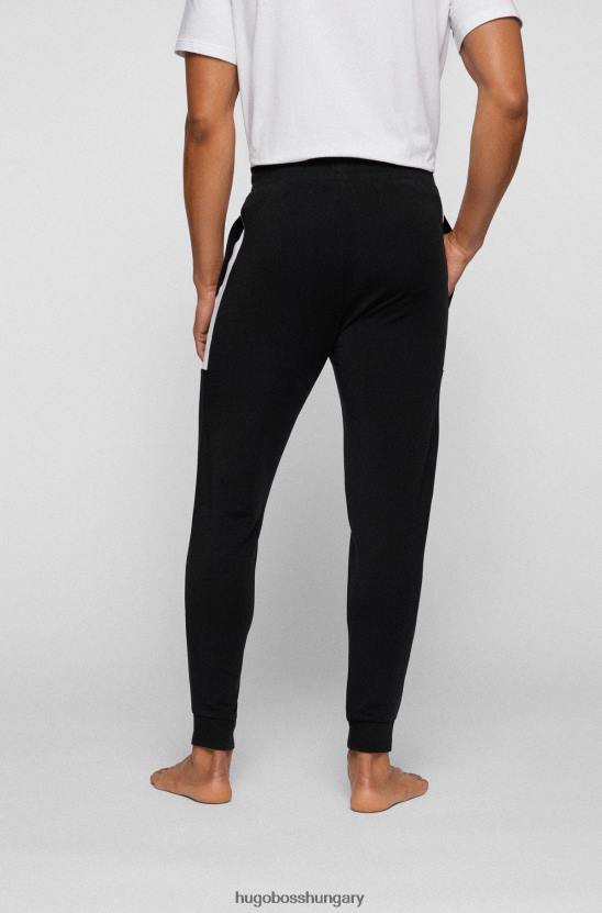 Hugo Boss fekete színű blokkoló alsónadrág kontrasztos hugo logóval 80P64622 fekete