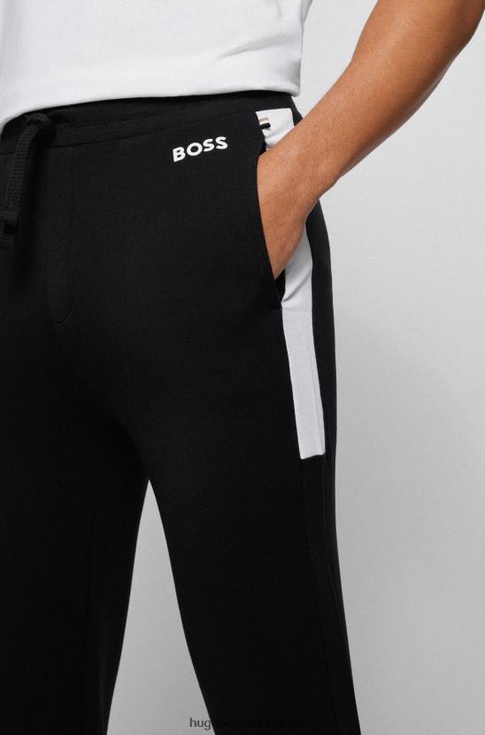 Hugo Boss fekete színű blokkoló alsónadrág kontrasztos hugo logóval 80P64622 fekete