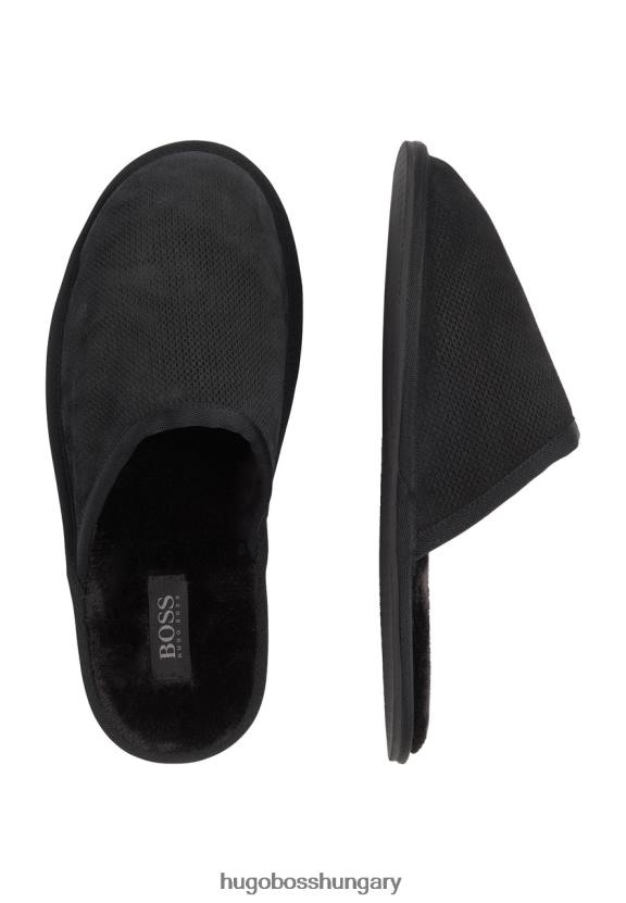 Hugo Boss otthoni papucs 50445700 fekete 80P6236 fekete