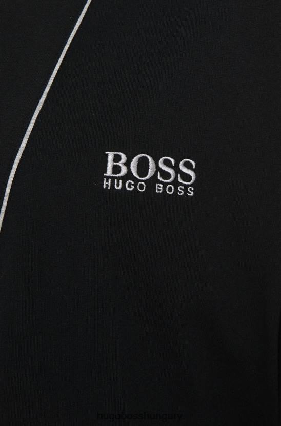 Hugo Boss pongyola - kimonó - 50229070 fekete 80P6431 fekete / sötétkék