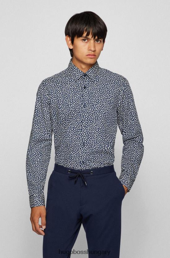 Hugo Boss alkalmi ing lukas 50458661 sötétkék 80P6179 sötétkék/sötétkék/lila