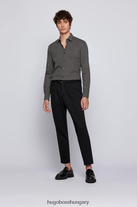 Hugo Boss alkalmi ing ronni 50469201 fekete 80P6111 fekete