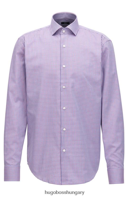 Hugo Boss busz ing - gordon - 50380321 sötétrózsaszín 80P6429 sötét rózsaszín/kék