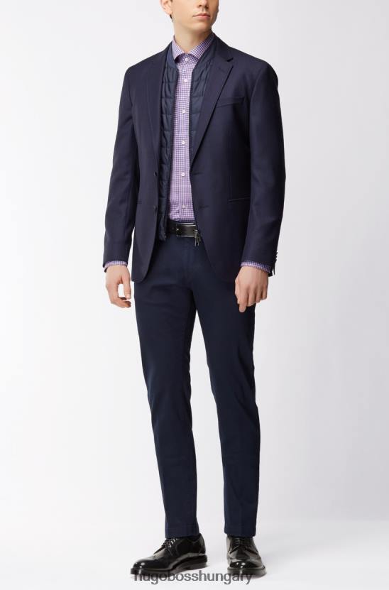 Hugo Boss busz ing - gordon - 50380321 sötétrózsaszín 80P6429 sötét rózsaszín/kék