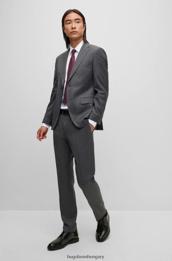 Hugo Boss fehér vékony szabású ing olasz sztreccs pamut hugo anyagból 80P62464 fehér