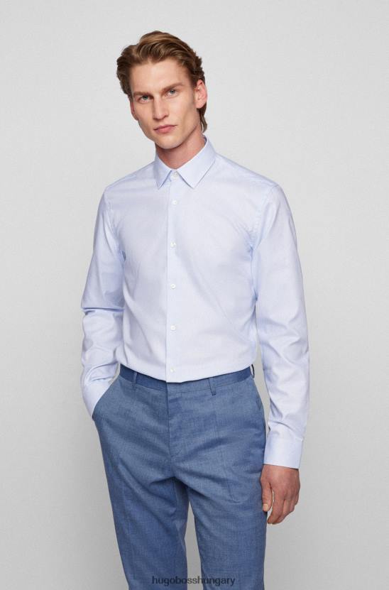 Hugo Boss hugo világoskék slim-fit ing friss aktív pamutból 80P62232 világoskék