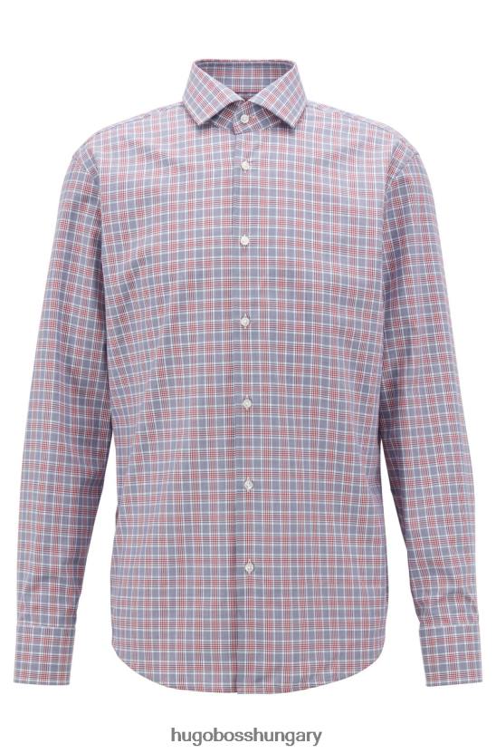 Hugo Boss l/s ing - gordon - 50395862 sky 80P6435 ég/piros