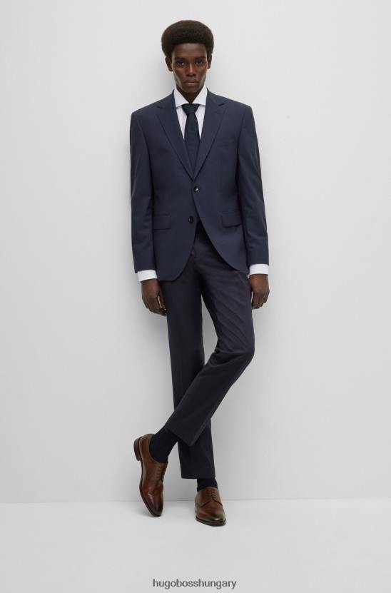 Hugo Boss normál szabású ing könnyen vasalható sztreccs pamut twill hugo fehér színben 80P62070 fehér