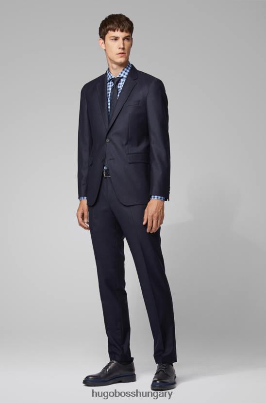 Hugo Boss üzleti ing jason 50415749 navy 80P6383 sötétkék/piros
