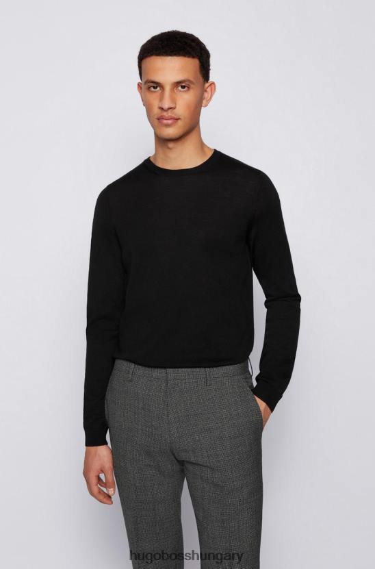 Hugo Boss kötött leno-p nos 50378575 navy 80P6318 sötétkék/fekete