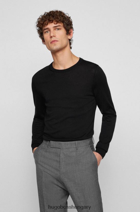 Hugo Boss kötött leno-p nos 50468239 fekete 80P6141 fekete / sötétkék