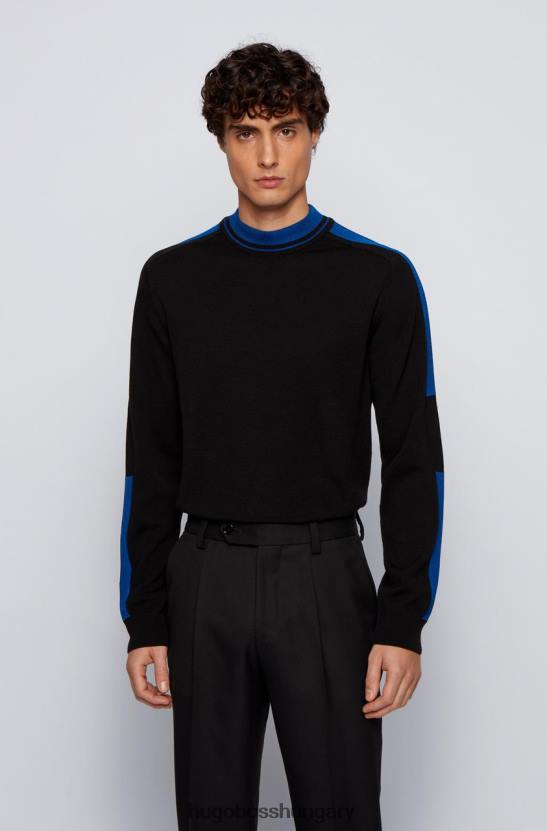 Hugo Boss kötött paccardi 50449961 fekete 80P6312 fekete