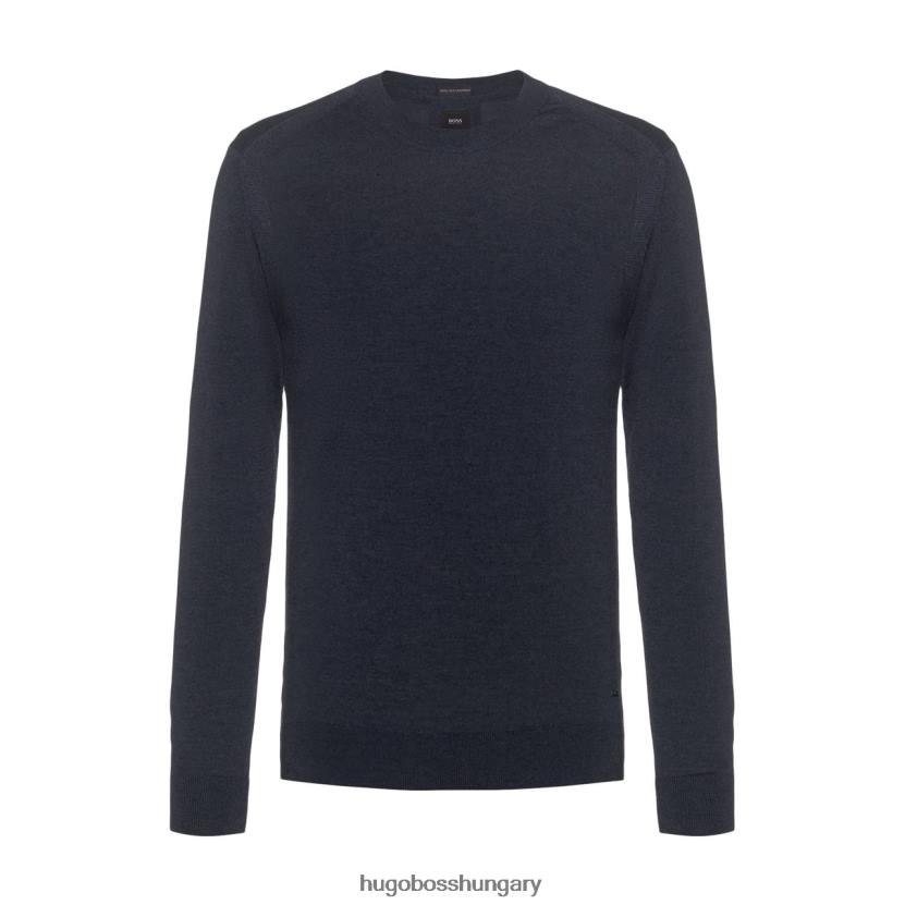 Hugo Boss kötött t-baccardo 50415921 navy 80P6347 haditengerészet/teve
