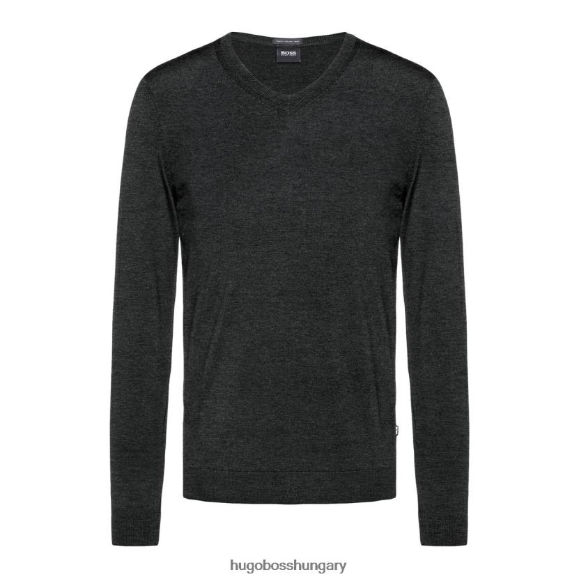 Hugo Boss v nyakba kötött melba 50378576 farmer 80P6284 farmer/szén