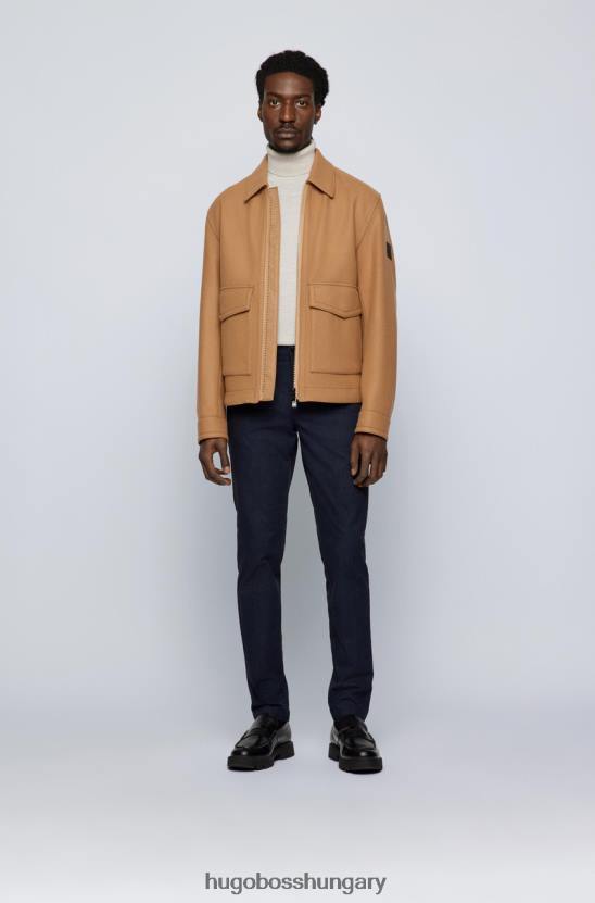 Hugo Boss alkalmi nadrág kaito1 50462471 kő 80P629 kő/sötétkék