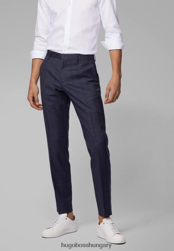 Hugo Boss nadrág genius5 50411977 navy 80P6361 haditengerészet