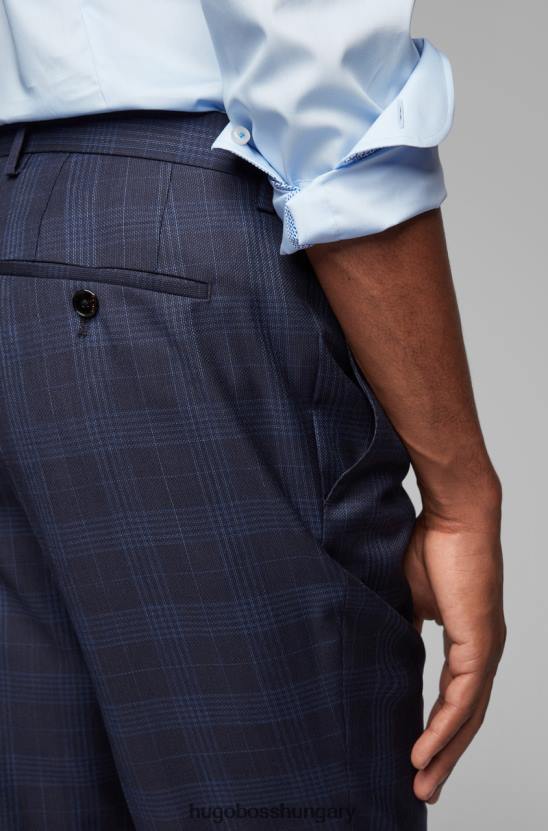 Hugo Boss nadrág genius5 50417489 navy 80P6379 haditengerészet