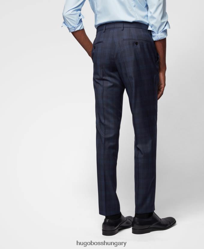 Hugo Boss nadrág genius5 50417489 navy 80P6379 haditengerészet