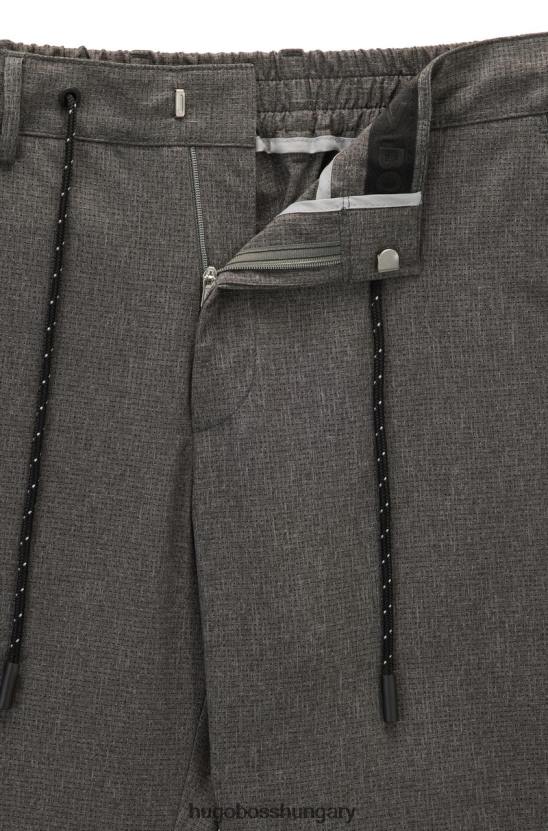 Hugo Boss nadrág p-genius-pack 50468921 szürke 80P643 szürke
