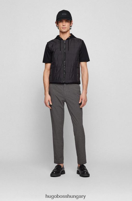 Hugo Boss nadrág p-genius-pack 50468921 szürke 80P643 szürke