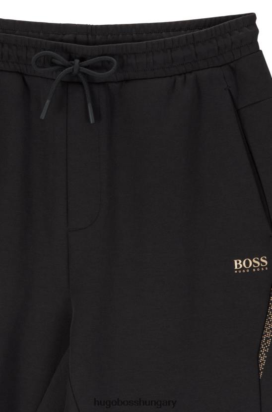 Hugo Boss tréningnadrág hadiko 50456408 fekete 80P6217 fekete / sötétkék