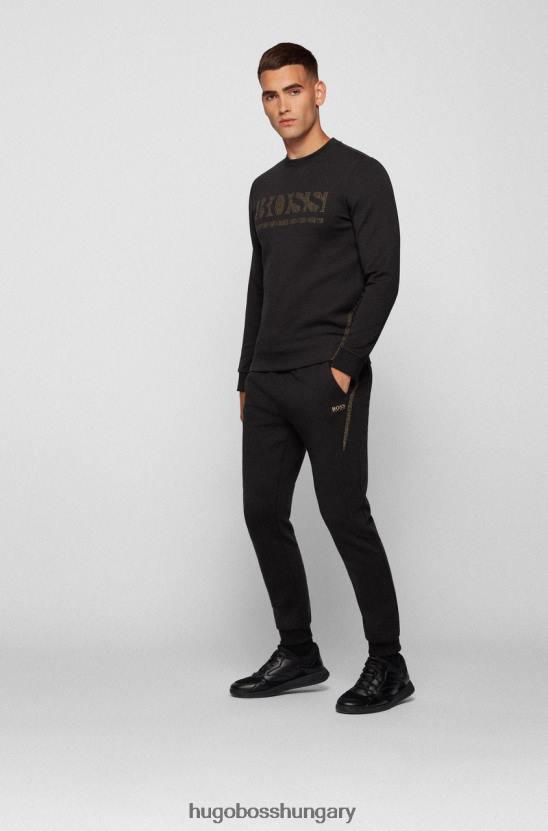 Hugo Boss tréningnadrág hadiko 50456408 fekete 80P6217 fekete / sötétkék