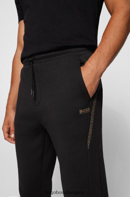 Hugo Boss tréningnadrág hadiko 50456408 fekete 80P6217 fekete / sötétkék