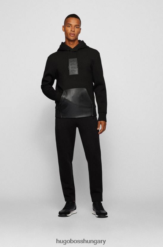Hugo Boss tréningnadrág halboa aj 50456414 fekete 80P6202 fekete-fehér