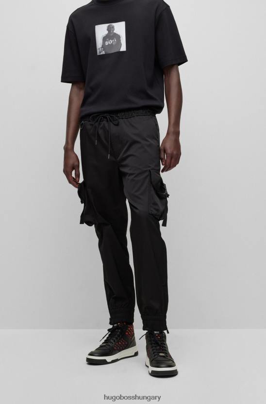 Hugo Boss x khaby vízlepergető cargo hugo 80P63712 fekete