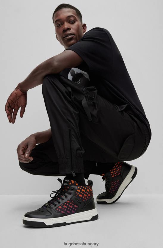 Hugo Boss x khaby vízlepergető cargo hugo 80P63712 fekete