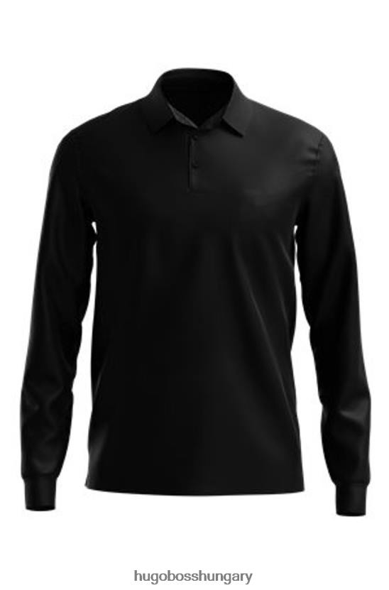 Hugo Boss l/s polo pado 50391826 fekete 80P6351 fekete