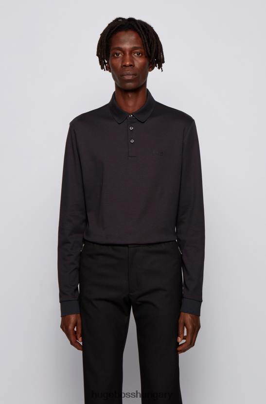 Hugo Boss l/s polo pado 50391826 fekete 80P6351 fekete