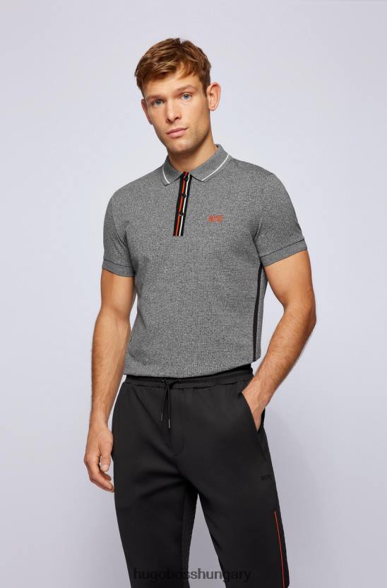 Hugo Boss polo paddy2 50456114 fekete 80P6208 fekete / sötétkék