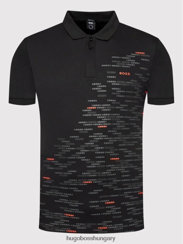 Hugo Boss polo paddy4 50464559 fekete 80P635 fekete/lila